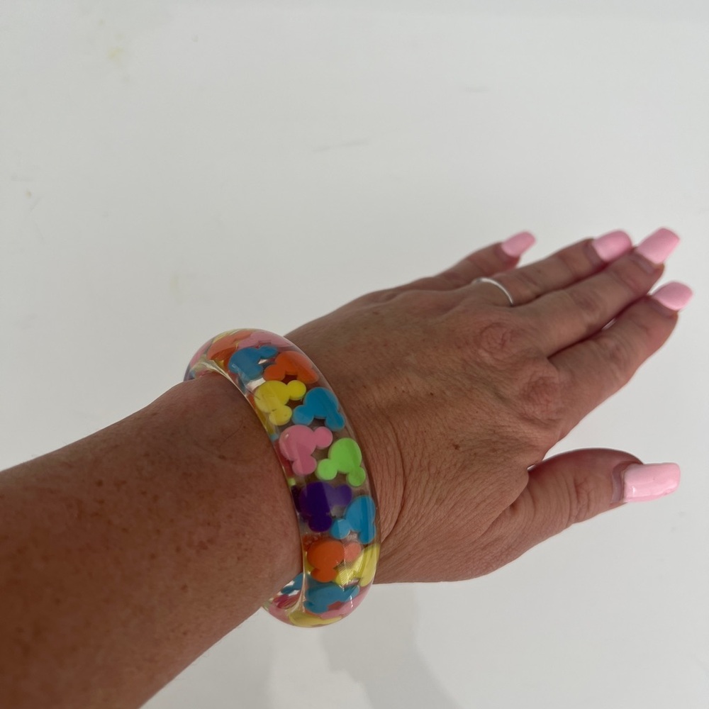 Disney Bangle multi colored Mikey bracelet.